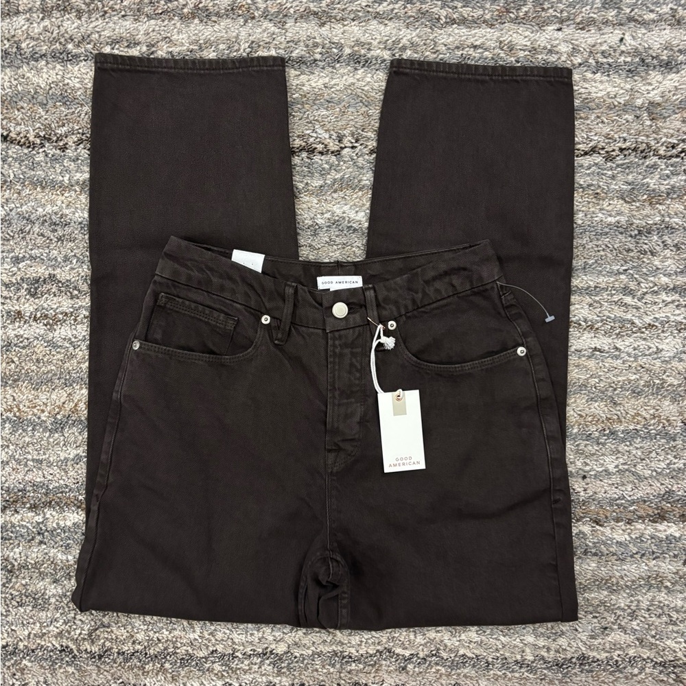Good American High Rise Straight Leg Jeans Sz 2/26 NWT | Good American Jeans -